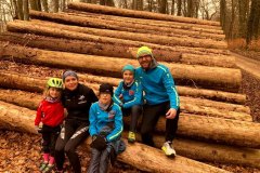 Famile Rothmund nach dem Lauf in Radolfzell